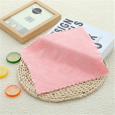 SBB 25 * 25 cm prosop de mână solid de corali cu uscare rapidă batista cu ridicata pentru curățarea casei bucătărie atârnă prosopul curățați prosopul bibulos