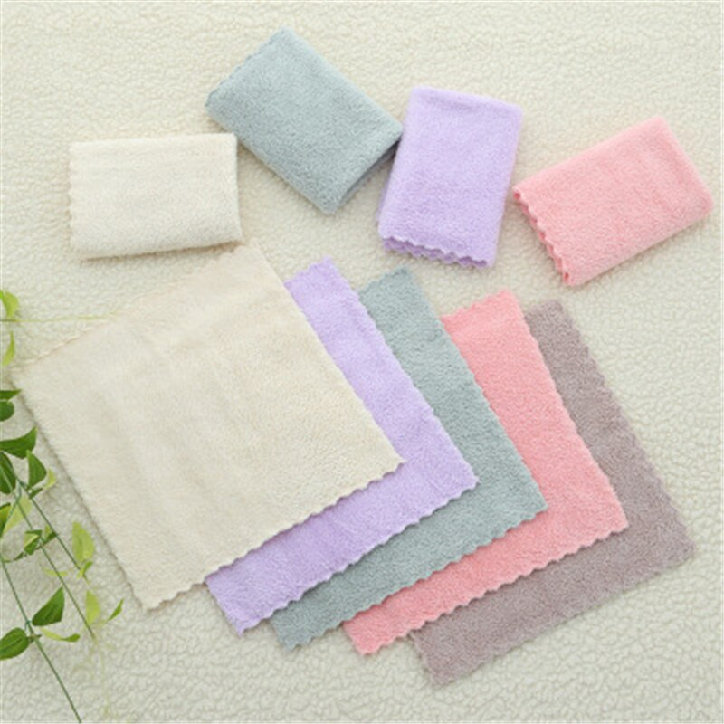 SBB 25 * 25 cm prosop de mână solid de corali cu uscare rapidă batista cu ridicata pentru curățarea casei bucătărie atârnă prosopul curățați prosopul bibulos