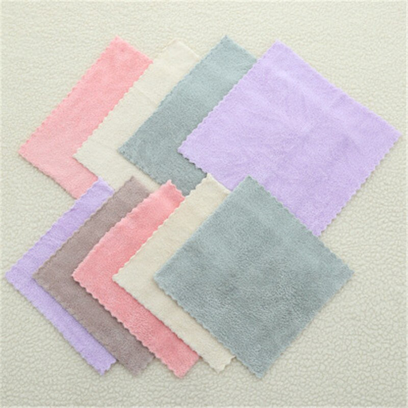 SBB 25 * 25 cm prosop de mână solid de corali cu uscare rapidă batista cu ridicata pentru curățarea casei bucătărie atârnă prosopul curățați prosopul bibulos