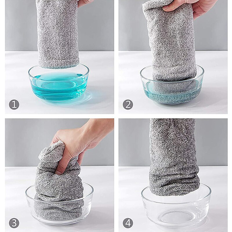 Prosoape din fibre de cărbune de bambus pentru uscarea părului șapcă super absorbantă prosop de păr Pălărie 1 pachet pentru cap de duș cu uscare rapidă învelitoare cu turban pentru femei