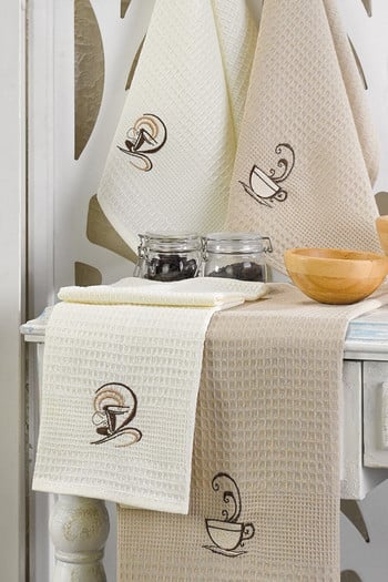 %100 турски памук кухненски кърпи (45x60 см) кърпи за съдове парцали за сушене на съдове мек силно абсорбиращ декоративен комплект