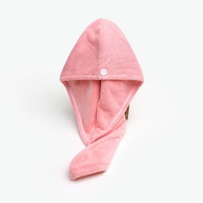 Prosoape de baie Microfibră solidă Pălărie de păr uscată rapid Textil de casă Prosop drăguț cu broderie de desene animate Prosop de păr