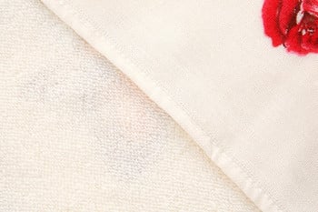 3 бр. Луксозни памучни хавлиени кърпи за баня Дамски божур Плажна кърпа за семейни бани за гости Фитнес зала 34x74 см