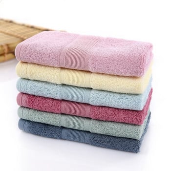 Τετράγωνη πετσέτα χεριών Bamboo Pulp Fiber Παιδική πετσέτα Καθαρό χρώμα 33*33CM Νερό Απορροφητικό