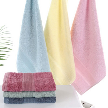 Квадратна кърпа за ръце Бамбукови влакна от целулоза Детска кърпа чист цвят 33*33CM водоабсорбираща