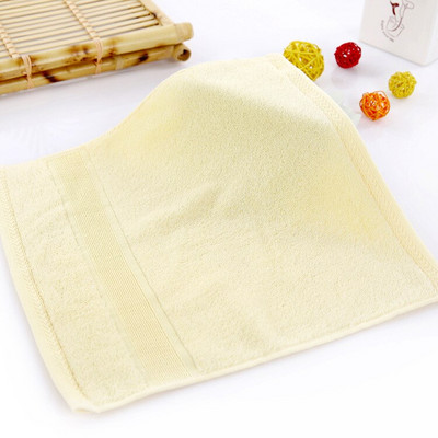 Prosop de mână pătrat Fibră de pulpă de bambus Lavetă pentru copii Culoare pură 33*33CM Absorbant de apă