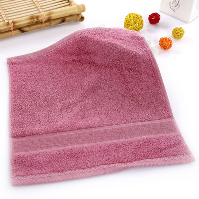 Prosop de mână pătrat Fibră de pulpă de bambus Lavetă pentru copii Culoare pură 33*33CM Absorbant de apă