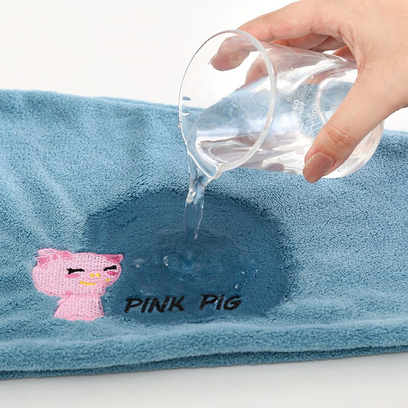 1PC Prosop de păr pentru uscare Magic Absorbant rapid femei Cască de duș uscată Baie Prosop din microfibră Lady Turban Cap Wrap