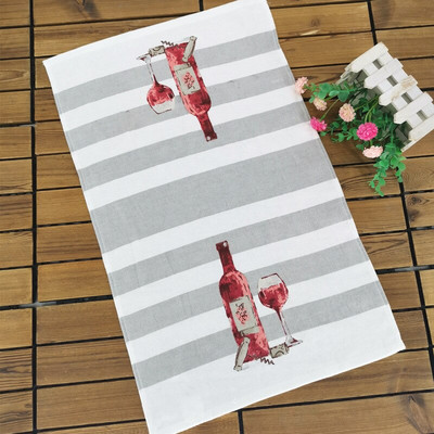 Karácsonyi pamut konyharuhák konyhai szalvéta mosogatótörlő nedvszívó arctörlő puha konyhai törlőkendő 65x42cm