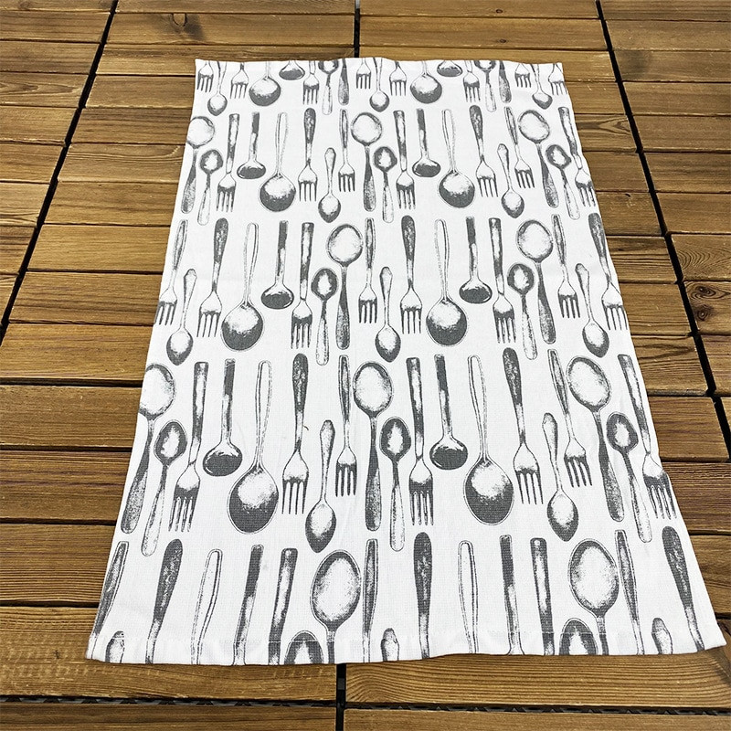 Karácsonyi pamut konyharuhák konyhai szalvéta mosogatótörlő nedvszívó arctörlő puha konyhai törlőkendő 65x42cm