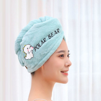 (CHAYULU) Дамски кърпи от микрофибър Кърпи за коса Хавлии за баня за възрастни Домашни хавлиени кърпи Баня за сушене на коса