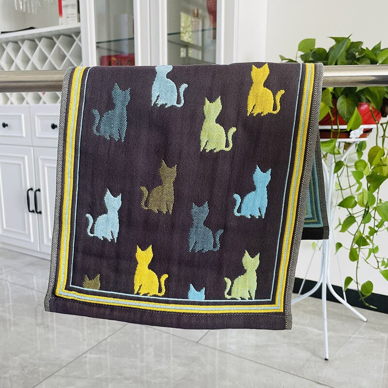 5 bucăți colorate din tifon de bumbac prosoape de mână cârpe 25*50 baie bucătărie pentru adulți copii comerț cu ridicata transport gratuit