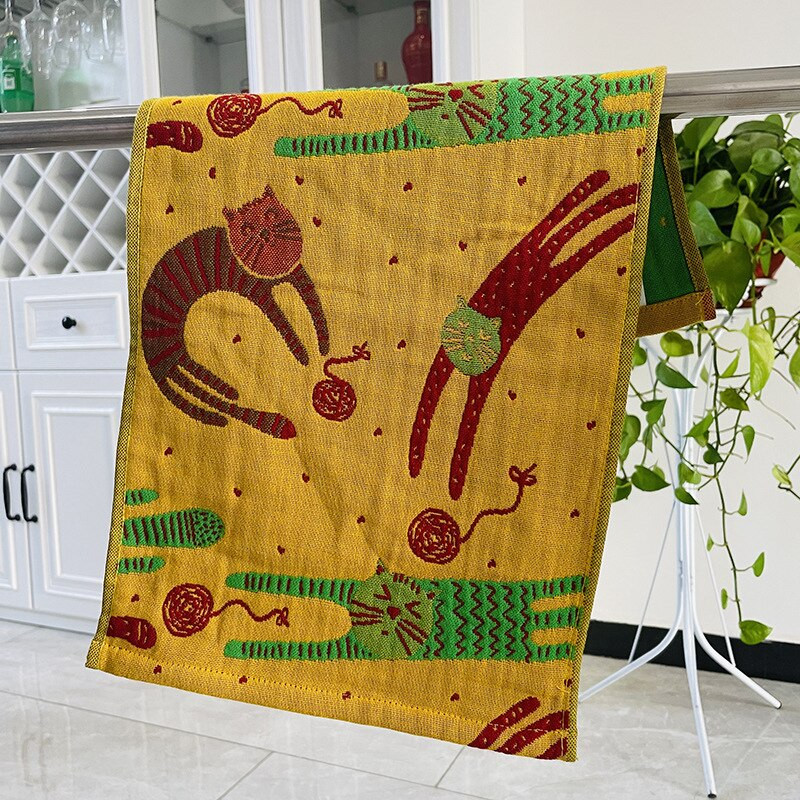 5 bucăți colorate din tifon de bumbac prosoape de mână cârpe 25*50 baie bucătărie pentru adulți copii comerț cu ridicata transport gratuit