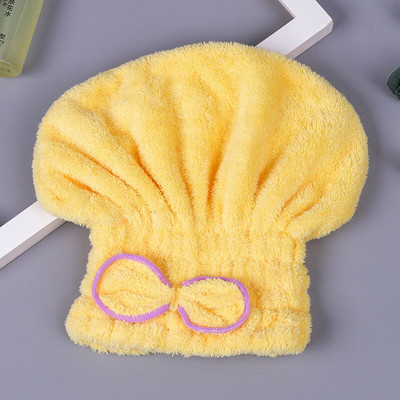 6 culori din microfibră solidă, uscată rapid, pălărie de păr, turban de păr, femei, fete, doamne, șapcă pentru baie, uscare, prosop, pălărie, 2022