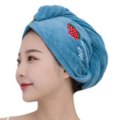 Lână de corali, păr uscat, moale, prosop de păr, absorbant, cu uscare rapidă, eșarfă pentru cap pentru cămin acasă, baie, duș, livrare directă