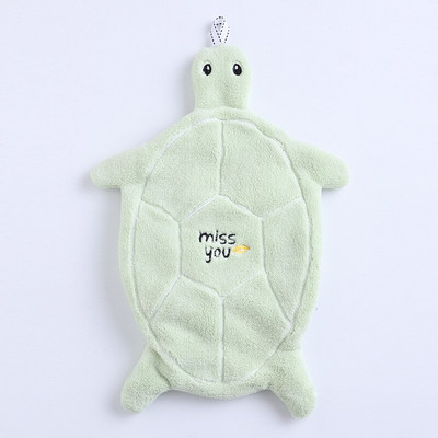 Karikatūra jauks roku dvielis koraļļu vilnas absorbējošs roku dvielis virtuves pakarināmā galvas tīrīšanas dvieļu lupata