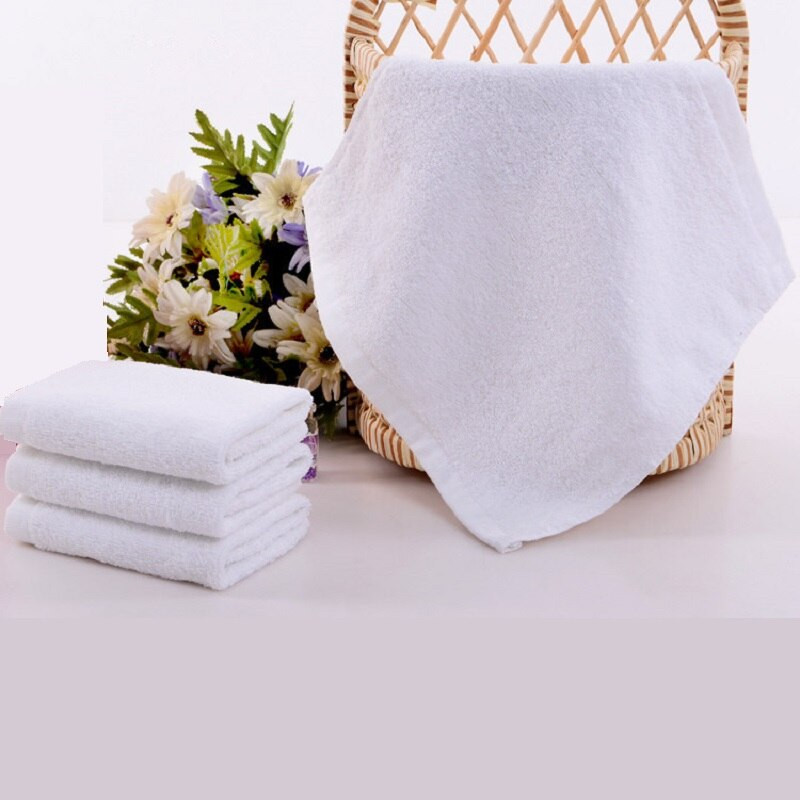 4τμχ 100% βαμβάκι 30x30 Λευκή τετράγωνη πετσέτα υψηλής ποιότητας Μαλακό παιδικό νηπιαγωγείο Σπίτι Ξενοδοχείο Εστιατόριο Κουζίνα Μαντηλάκι Μικρή πετσέτα χεριών