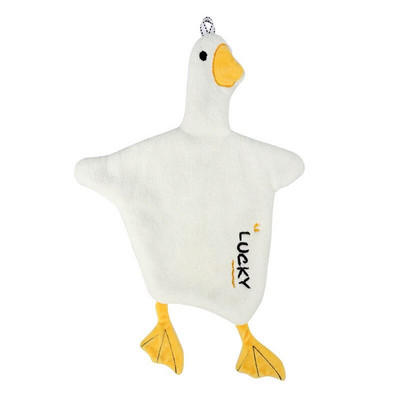 Rajzfilm állat baba kéztörlő aranyos kacsa konyhai nedvszívó törlőkendők fürdőszoba mosó zsebkendő gyorsan száradó törölközők