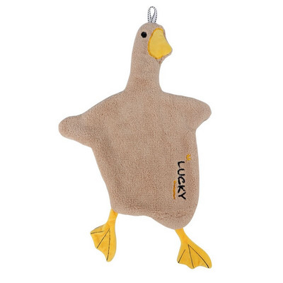 Rajzfilm állat baba kéztörlő aranyos kacsa konyhai nedvszívó törlőkendők fürdőszoba mosó zsebkendő gyorsan száradó törölközők