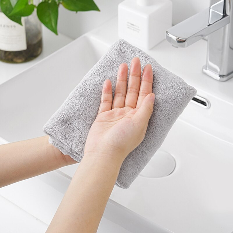 Új Kreatív kerek kéztörölközők Falra szerelhető puha gyorsan száradó arcszőrre sűrített törölköző otthoni konyhához fürdőszobai kiegészítők