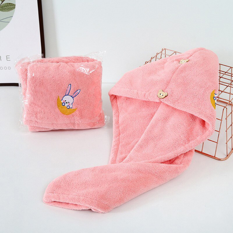 Női Hajszárító Törölköző Mikroszálas Törölköző Törölköző Hajtörölköző Otthon Frottírtörülközők Szárítás Haj Fürdőszoba Gyorsszárítás Hajtörölköző Lady