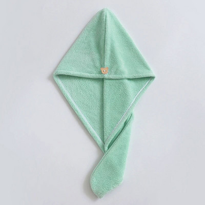 Nou Merbau Coral Fleece Cap uscat pentru păr Prosop Absorbție de apă Uscare rapidă Cască de duș Îngroșa Femei Turban Acasă Dormitor