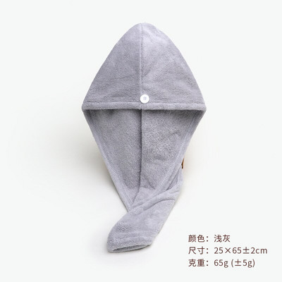 1 buc șapcă de duș din microfibră prosop Căciuli de baie pentru femei, fete, șapcă de păr uscat, uscare rapidă, moale, pentru doamnă, turban, prosoape de păr brodate