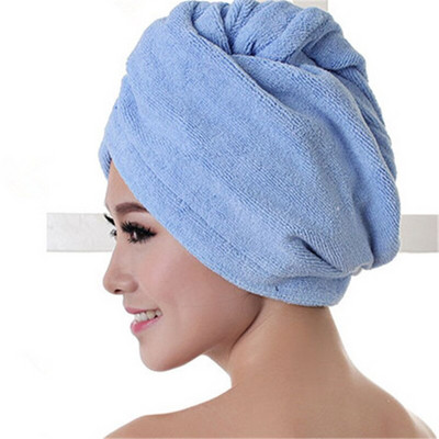 MicrofibrăUscare prosoape Ambalare după duș Femeie Fată Doamne Prosoape Produse pentru baie Căciulă cu uscare rapidă Capprodotti Per Il Bagno