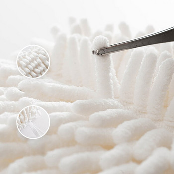 Шенилна кърпа за ръце Мека кухненска баня Висяща кърпа Кърпи за ръце Топка Чудотворни абсорбиращи кърпички Инструмент за почистване на кърпа