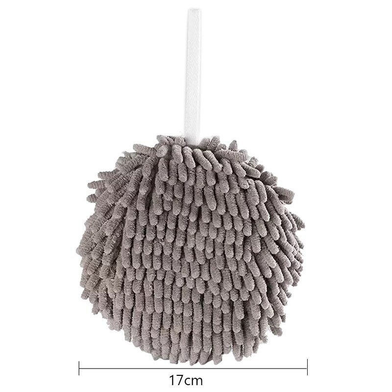 Prosop de mână din chenille Moale Bucătărie Baie Prosop agățat Prosoape de mână Minge Servețele absorbante miraculoase Instrument de curățare a cârpei
