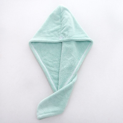 Căciulă de uscare a părului pentru femei Căciulă de prosop de păr cu uscare rapidă Căciulă de baie Căciulă de prosop solidă din microfibră Turban cu absorbție superioară Căciulă de uscat pentru păr