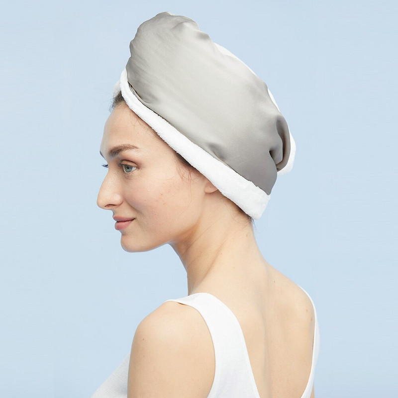 LILYSILK siidist kiiresti kuivavad juuksemütsid Pure 100 siidist funktsionaalne vannimüts Mikrofiibrist tahke rätikuga juuksetarvikud UUS Tasuta kohaletoimetamine