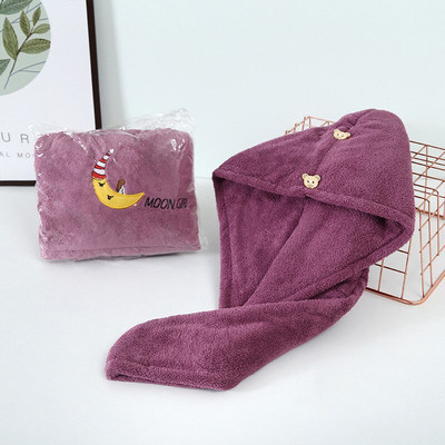 Femei Prosop din microfibră Prosop de păr Prosoape de baie pentru adulți Prosoape din țesătură pentru acasă Serete de baie Turban de dușă pentru uscarea capacelor de păr