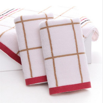 100% памук Хотелска кърпа Home Dobby Луксозни кърпи за ръце за възрастни Абсорбираща памучна хавлиена кърпа за лице 34x75 см