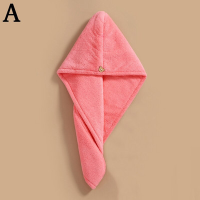 Sausiems plaukams Didelio tankio vandenį sugerianti Greitai džiūstanti koralų vilnos dušo kepuraitė Dvisluoksnė sustorėjusi moteriška, greitai sugerianti medžiaga