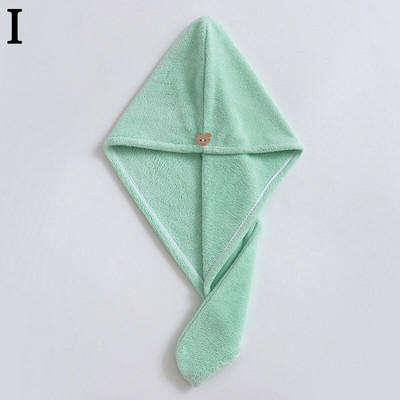 Sausiems plaukams Didelio tankio vandenį sugerianti Greitai džiūstanti koralų vilnos dušo kepuraitė Dvisluoksnė sustorėjusi moteriška, greitai sugerianti medžiaga