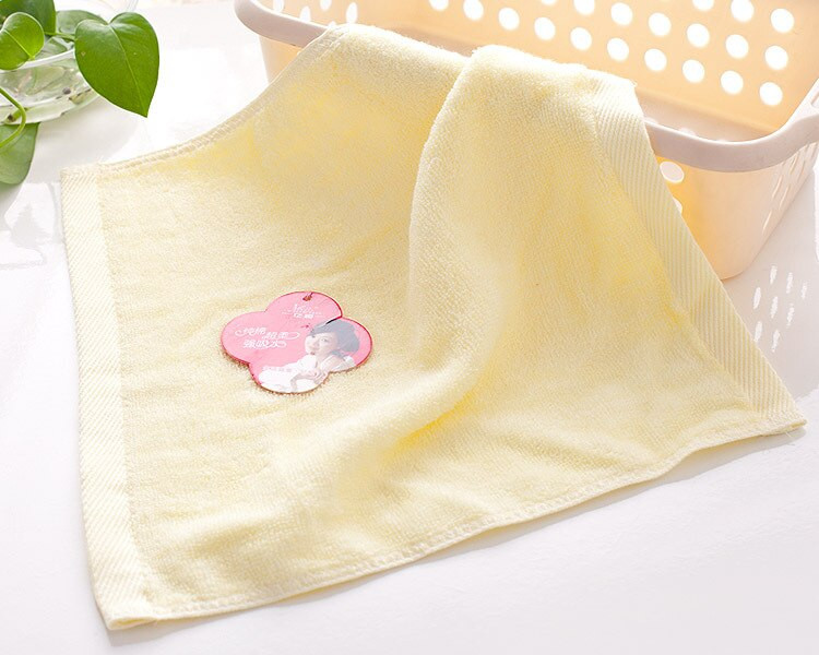 3 buc/lot Vânzare caldă cu ridicata din fibră de bambus celuloză prosop pătrat pentru copii de culoare solidă 25*25 cm șervețele absorbante de uz casnic