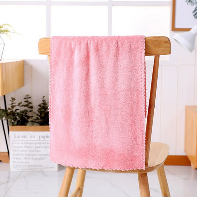 35*74cm prosop universal pentru față prosop din lână de coral pânză de spălat prosop de mână pentru baie instrument de frumusețe pentru curățarea prosoapelor cu uscare rapidă