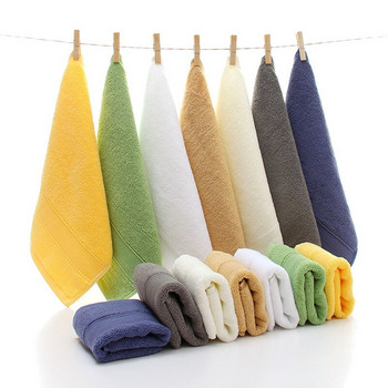 1 бр. 33*35 см 100% памучна кърпа Баня Мека кърпа за лице Baby shower 7 цвята за дома Супер абсорбираща почистваща кърпа
