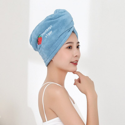 Minkštas mikropluošto mergaičių plaukų rankšluostis, puikiai sugeriantis greitai džiūstantis stebuklingas dušo kepuraitė moterims vonios kambario plaukams, turbanas susukamas galvos apvyniojimas