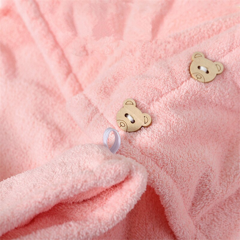 Minkštas mikropluošto mergaičių plaukų rankšluostis, puikiai sugeriantis greitai džiūstantis stebuklingas dušo kepuraitė moterims vonios kambario plaukams, turbanas susukamas galvos apvyniojimas