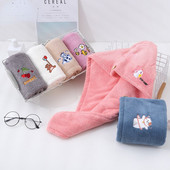 TECHOME Prosop de păr uscat rapid pentru femei Prosop de păr cu absorbție din microfibră Căciulă de uscare a părului pentru fete Turban Căciulă de uscat pentru păr