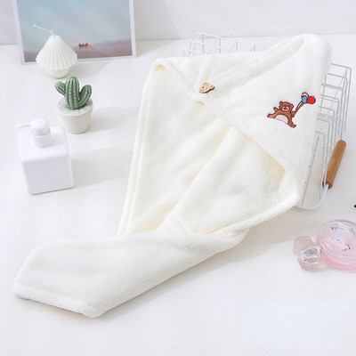 TECHOME Prosop de păr uscat rapid pentru femei Prosop de păr cu absorbție din microfibră Căciulă de uscare a părului pentru fete Turban Căciulă de uscat pentru păr