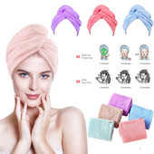 Mikropluošto plaukų rankšluostis Super sugeriantis plaukų rankšluosčių įvynioklis garbanotiems plaukams Greitai džiūstantis įvyniojimas moterims Anti Frizz Mikropluošto rankšluostis