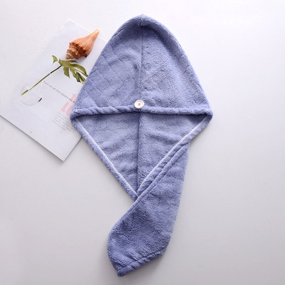 Capac de uscare cu îngroșare din microfibră, cu uscare rapidă, absorbant, prosop de păr pentru femei, cu ridicata