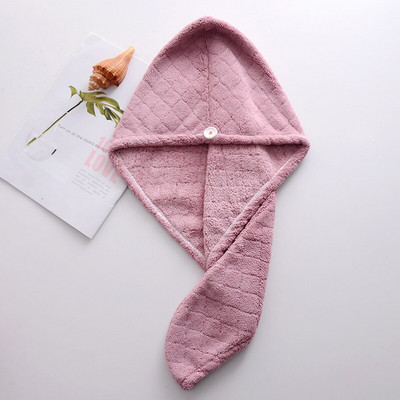 Capac de uscare cu îngroșare din microfibră, cu uscare rapidă, absorbant, prosop de păr pentru femei, cu ridicata