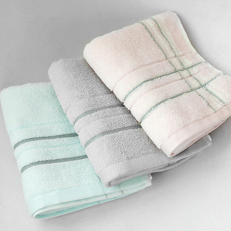 34x75cm 100% bumbac, culoare solidă, în dungi, prosop de mână super moale, absorbant de apă