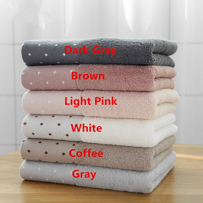 34x75cm 100% bumbac, model de puncte absorbant, culoare solidă, moale, confortabil, prosop de mână pentru adulți