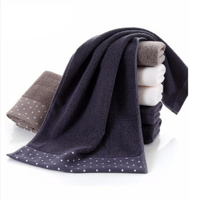 34x75cm 100% bumbac, model de puncte absorbant, culoare solidă, moale, confortabil, prosop de mână pentru adulți