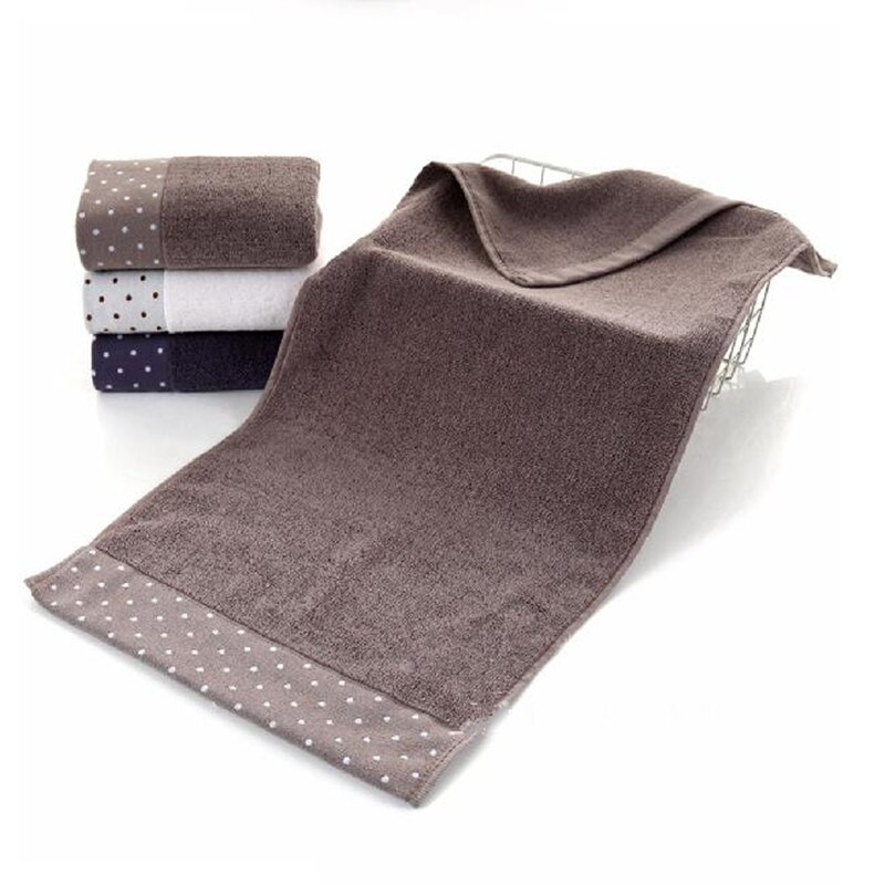 34x75cm 100% bumbac, model de puncte absorbant, culoare solidă, moale, confortabil, prosop de mână pentru adulți